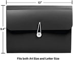 BAZIC Products 7-Pocket Poly Expanding File, A4/Letter Size, 12-Case - Image 5