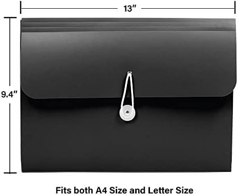 BAZIC Products 7-Pocket Poly Expanding File, A4/Letter Size, 12-Case - Image 5