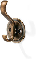 khtumeware 10 Pack 3inch Zinc Alloy Antique Brass Towel Hooks by khtumeware