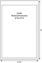 Tabbies 54471 Lock-It Clear Pockets, 100Ct, 6x9in ID/6.5x10in OD - Image 2