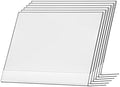 Marketing Holders 6 Pack Acrylic Sign Holder for 14" x 11" Printed Material Landscape Clear Slant Back Plexiglass Countertop Side Load Graphic Image Display Retail Stores Offices and Restaurants by MarketingHolders