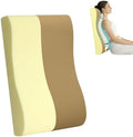 2-in-1 Neck Pillow Lumbar Support Pillow for Recliner Couch & Nursery Glider Chairs- High-Resilient Foam Cushion Ergonomic Back Support for Comfort in Rocking, Feeding, Nursing Brown M by HAVARGO