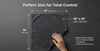 Premium Edgeless Microfiber Cleaning Cloths - 550GSM Short Pile, Lint-Free Coral Fleece 80/20 Blend, Scratch-Free Rags for Auto Detailing - 16x16 in, 6 Pack - Image 4