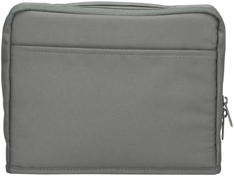 KOKUYO Pencil Case Pouch, Haco-Biz Standing Pen Pouch Bag, Foldable Stand up Pencil Holder Organizer, Large Capacity Portable Pencil Box for Office Supplies, Gray - Image 4