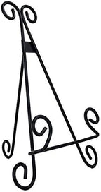 Cookbook Stand Book Holder Deluxe Book Holders for Reading Hands Free Heavy Duty Metal Recipe Book Holder Stable Book Display Stand Non-Scratch Feet Elegant Design by maypes