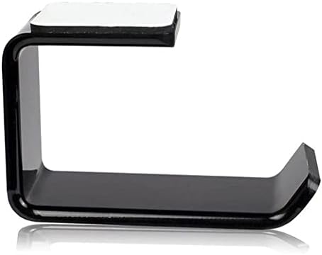 Headphone Holder Headset Stand Headphone Stand Simple Headphone Stand Holder Hanger Hook Tape Under Desk Dual Headset Stand Mount Earphone Holder Easy to Use Headset Holder(2pcs) by Unknown