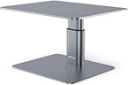 BoYata Monitor Stand, Adjustable Height Metal Desktop Riser, Space Gray by Boyata