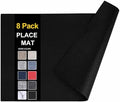homing Faux Leather Heat Resistant Placemats 8 Packs by homing