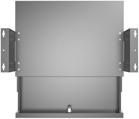 17-inch-wide Lockable Under-Desk Pull-Out Drawer - Image 4