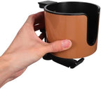 2 in 1 Desk Side Cup Holder with Rotating Hook for Office - Image 4