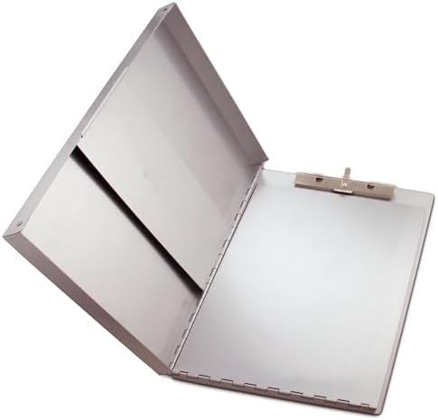 Saunders Snapak Legal Size Aluminum Storage Clipboard, 8.5x14 Form Holder - Image 4