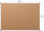 VIZ-PRO Cork Notice Board Bulletin Board, 96 X 48 Inches, Pack of 2, Silver Aluminium Frame - Image 3
