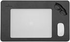 Gallaway Leather Desk Mat,Desk Writing Pad - Office Desk Pad, Medium 24" x 14" Gray, Desk Mats on Top of Desks, Gift Ready Elegant Computer Desk Mat Desk Cover Desk Pad Protector PU Leather - Image 3