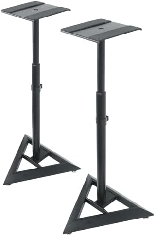 Rockville RSM3 27.5"-43.3" Studio Monitor Bookshelf Speaker Stands, Pair - Image 6