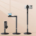 Height/Angle Adjustable Magnetic Phone Holder, 10"-25" Retractable Desk Phone Stand for Desk,720°Rotatable+180° flip, 360 Magnetic Phone Holder for Video Calls Kitchen Office Etc by NewWinterWarmth