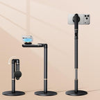 Height/Angle Adjustable Magnetic Phone Holder, 10"-25" Retractable Desk Phone Stand for Desk,720°Rotatable+180° flip, 360 Magnetic Phone Holder for Video Calls Kitchen Office Etc by NewWinterWarmth