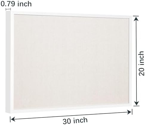 OWLKELA 2 Pcs Linen Cork Bulletin Board, 20"x 30" - Image 2