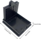 Sticky Note Holder with Stencil Set, 2-Pack Desk Organizer for 3x3 Pads - Image 2