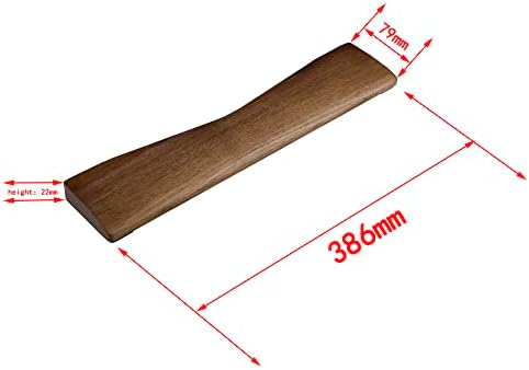 Ergonomic Wooden Wrist Rest Solid Wood Walnut for Keychron Q10 - Image 2