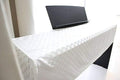 Digital Piano Cover for Yamaha - Piano Keyboard for P143, P225, P223, P145, P143, P125a, P125, P115, P105, P71, P45, Kawai ES120, PX150, Roland F-20 & More, Keyboard Cover, Pearl White by Clairevoire+keyboard+%26+piano+covers