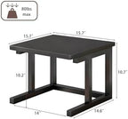Desktop Printer Stand, 15.7″x 15.7″ 2-Tier Large Printer Shelf fit 3D Laser Printer/Scanner/Fax Machine, Industrial Storage Rack for Home Office Storage, Black P4040-B - Image 4