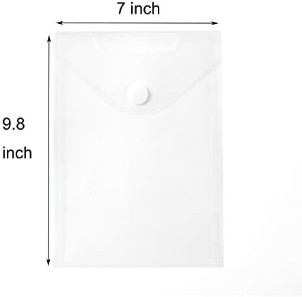 7x9 Clear Plastic Envelopes Cutting Dies Stencil Holder 40 Pack - Image 2