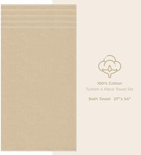 American Soft Linen 100% Cotton Luxury Turkish Towels, 4 PC Bath Towel Set - Image 4