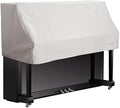 Piano Keyboard Cover Keep Your Upright Piano Safe with Our Dust Cover Cloth (White) by Mooson