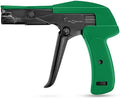 42711 Zip Tie Gun/Cable Tie Install Tool, Adjustable Tension with Built-In Cutter, for Nylon Ties up to 1/4”- Green by RVRhodes