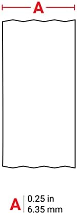 Brady Authentic (M21-250-430-WT-CL) Harsh Environment Polyester Label for Lab, Asset Tracking and Datacom, White on Clear- For M210, M210-LAB, M211, BMP21-PLUS and BMP21-LAB Printers, 0.25" W 21' L - Image 3