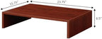 Convenience Concepts Designs2Go Small TV Riser 23.75", for TVs up to 26" - Contemporary TV or Computer Riser for Living Room, Modern Office, Den, Cherry - Image 4