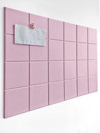 Felt Bulletin Board- Cork Board Tiles Alternative - 6 Pack Square Felt Wall Tiles with Safe Removable Adhesive Tabs - by DesignerManufacturerofInnovativeBulletinBoardSolutionsforHomeOffice