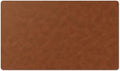 Nekmit Leather Desk Blotter Pad 24 x 14 Inches, Flat, Non-Slip, Waterproof, Brown by Nekmit