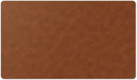 Nekmit Leather Desk Blotter Pad 24 x 14 Inches, Flat, Non-Slip, Waterproof, Brown by Nekmit