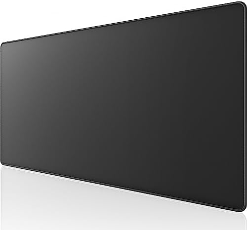 KTRIO Oversized Gaming Mouse Pad Desk Mat for Gamer, 47.3" x 23.6", Black by KTRIO