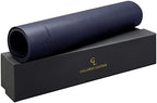 Gallaway Leather Desk Mat - Office Writing Desk Pad, Medium 24" x 14" Navy Blue, Gift Ready Elegant Computer Desk Cover Protector - Image 5