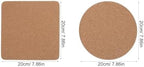 6pcs Cork Trivet Heat Insulation Pad Coaster for Kitchen Xmas - Image 2