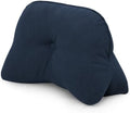Triangle Lumbar Support Pillow – Corduroy, Washable (Blue) by SCNUT