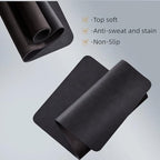Leather Desk pad for Computer and laptops, Ideal for Gaming and Office use, Large Mouse pad and Keyboard mat,Desk mat Special for man. A complimentary Wrist pad and Phone Stand (Black, 39.37"*17.7") - Image 6