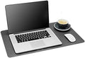 Gallaway Leather Desk Mat,Desk Writing Pad - Office Desk Pad, Medium 24" x 14" Gray, Desk Mats on Top of Desks, Gift Ready Elegant Computer Desk Mat Desk Cover Desk Pad Protector PU Leather by GallawayLeather