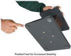 Rockville RHT8D Pair 8" Dark Wood Desktop Speaker/Studio Monitor Stands - Image 5