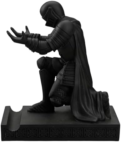 Windbreaker Soldier Knight Pen Holder Personalized Desk Accessory Black - Image 3