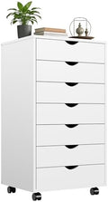 7 Drawer Mobile File Cabinet, Printer Stand with Wheels by HAPPYMONTLLC
