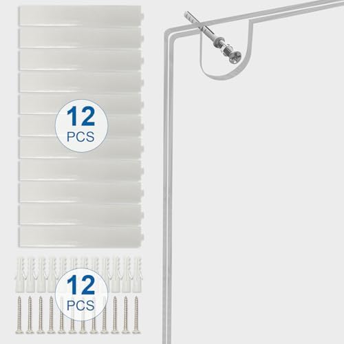 BlueValley Acrylic Sign Holder 8.5 x 11 Wall Mount, Clear Acrylic Wall Frames with Double Sided Tape Adhesive & Screws, Plastic Wall Sign Menu Picture Document Holders for Office, Home, Store, Restaurant-Horizontal (6 Pack) - Image 6
