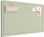 Fluxynara 35.4" x 23.6" Bulletin Board, Sage by FLUXYNARA