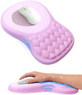 Ergonomic Mouse Pad with Sloped Memory Foam Wrist Rest by PVIPCZ