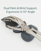 Height-Adjustable Mouse Wrist Rest, Magnetic Palm & Wrist Gliding Support - Image 2