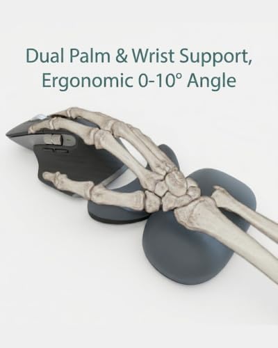 Height-Adjustable Mouse Wrist Rest, Magnetic Palm & Wrist Gliding Support - Image 2