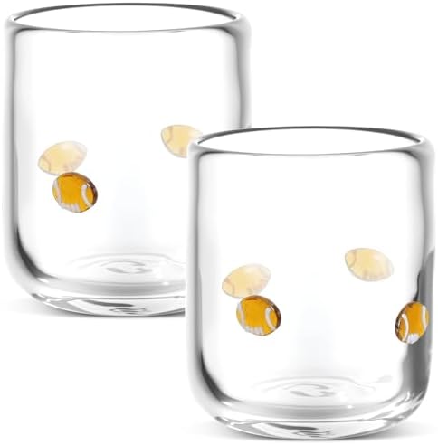 SiliFine 2 Pcs Football Icon Juice Glasses by SiliFine