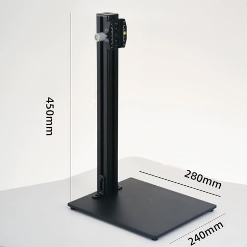 Copy Macro Stand, Film Digitization Scanning Stand, with Camera Quick-Release Plate-Adjustable Height, Column Height 450mm, for DSLR Macro Shoot, Animation Rostrum - Image 7